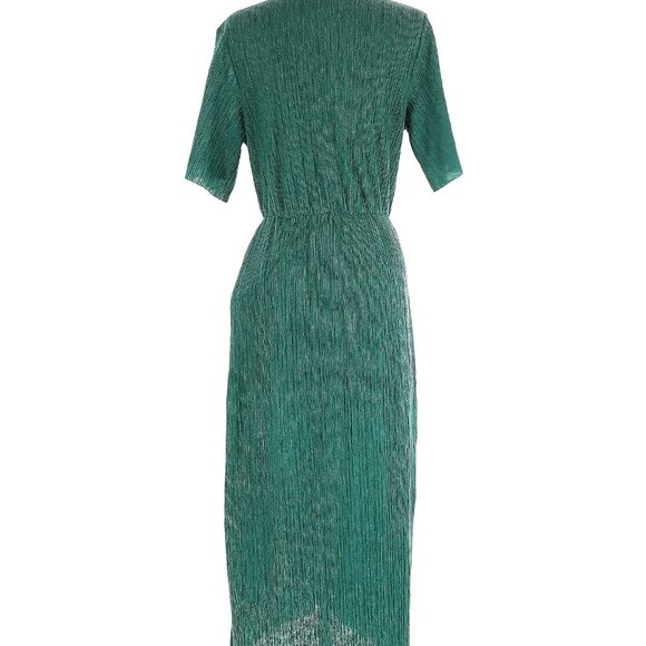 💚 All In Favor Green Midi Cocktail Dres - Picture 3 of 3